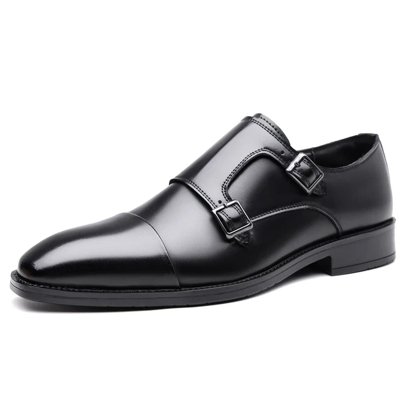 2026 Man Split Leather Shoes Rubber Sole Man Business Office Male Dress Lether Shoes Genuine Leather Wedding Party Shoes Plus 46