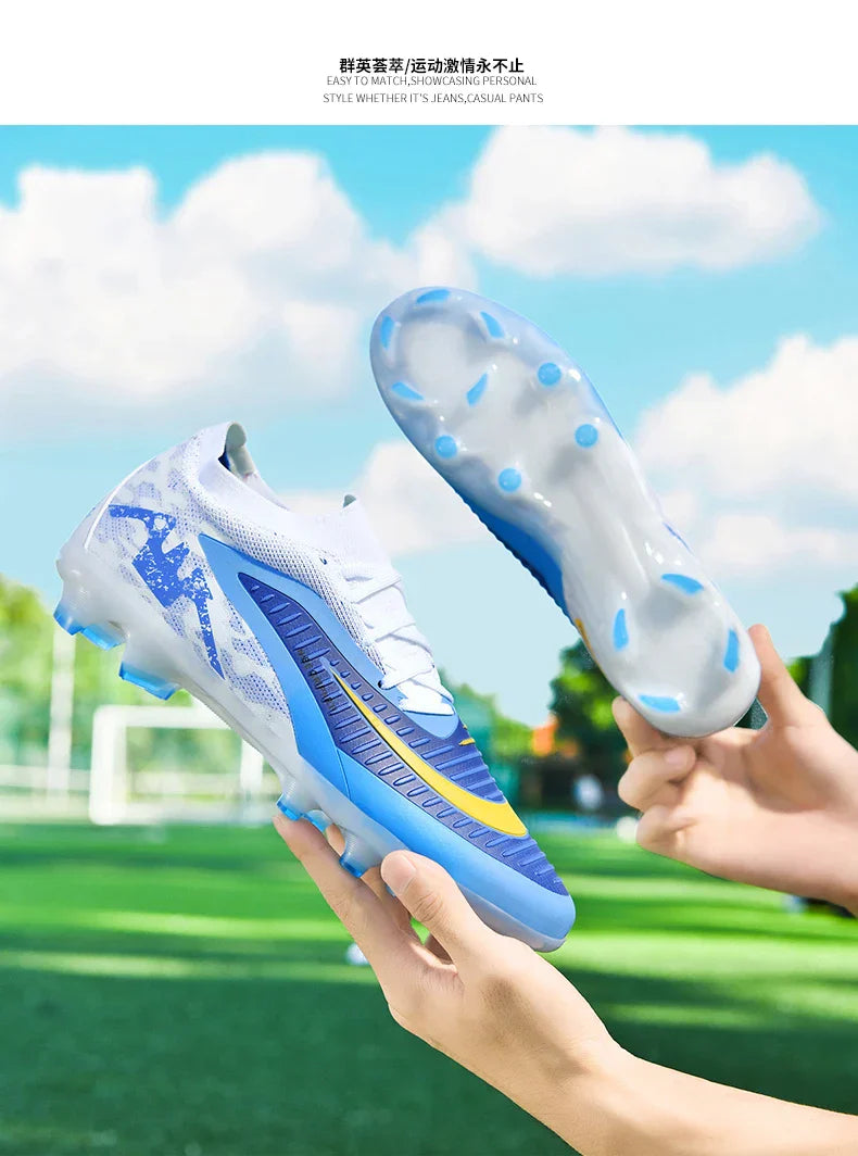 New Men Football Boots Breathable Unisex Ultralight Wholesale Professional Indoor Training Soccer Shoes Futsal Drop Shipping