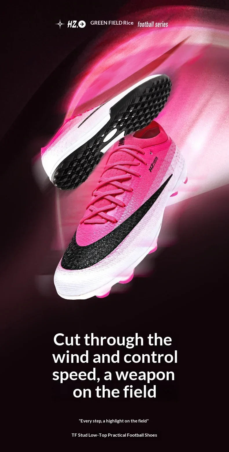 New Men Soccer Shoes Futsal Cleats Ultralight Hot Sale Football Boots Unisex High-quality Women Professional TF/FG Sneakers