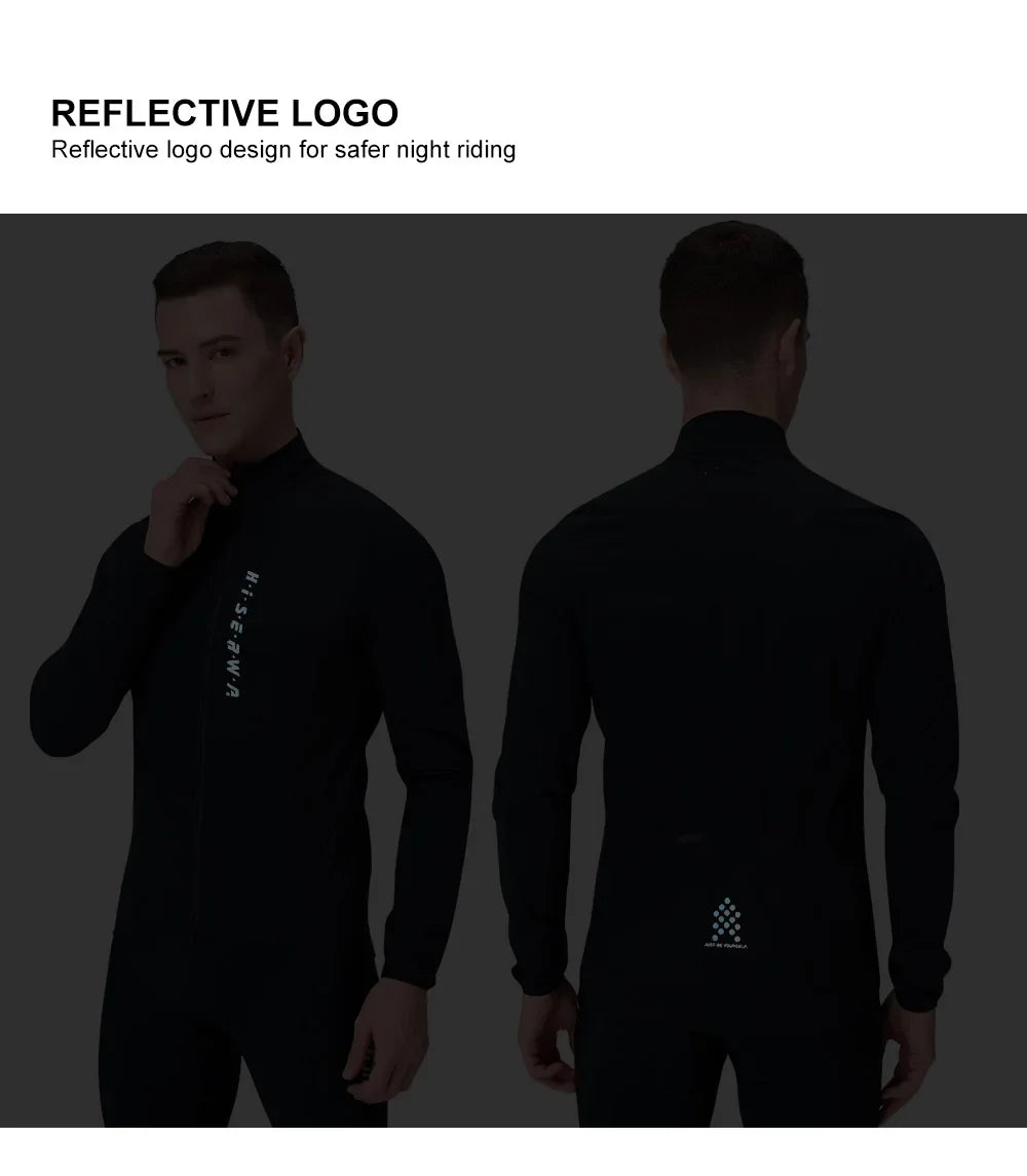 Men Cycling Jacket Lightweight Breathable Anti-UV Cycling Windbreaker High Quality MTB Road Bike Jersey 2-Way Zipper