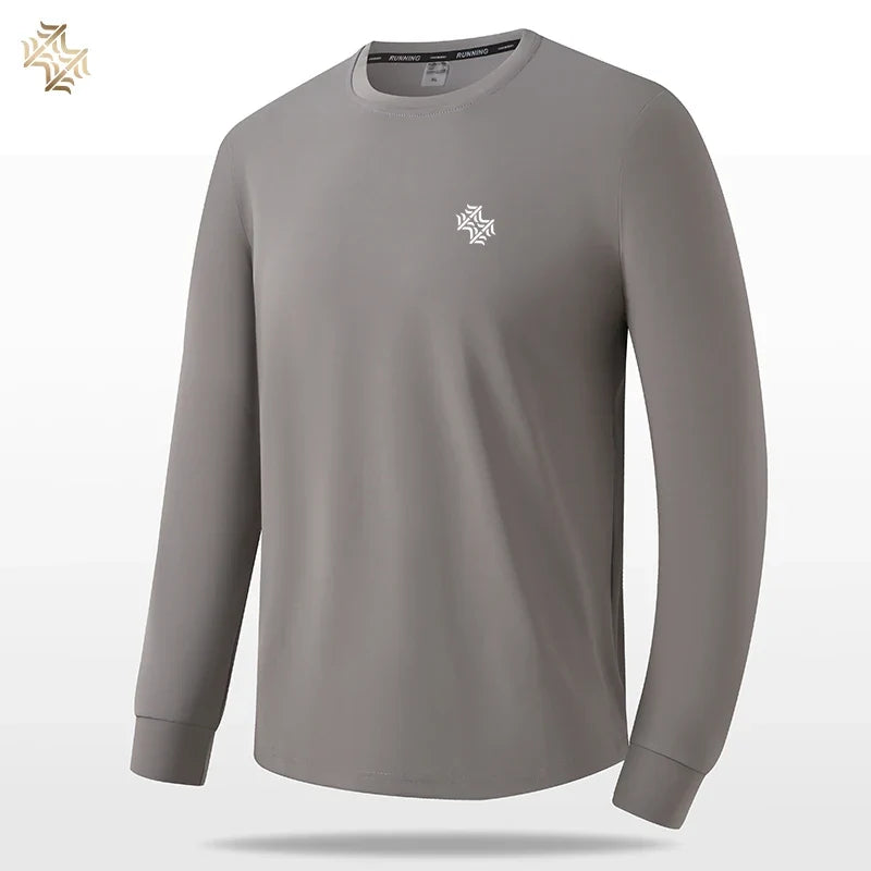 High Quality New Men's/Women's Outdoor Running Mountaineering Hiking Sports Leisure Breathable Loose Long Sleeve T-Shirt