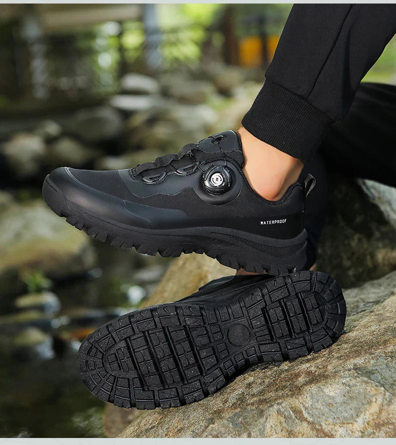 Waterproof Hiking Shoes Men Outdoor Trailing Trekking Shoes Ultra-light Sneakers Tactical Boots Non-slip Wading Boots Size 40-47