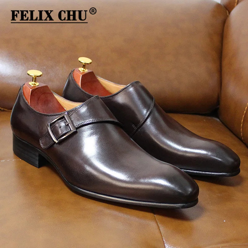 Designer Men’s Formal Leather Dress Shoes – Elegant Oxford Style, EU 40–48