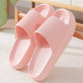 Bebealy Summer Thick Sole Slippers Men Sandals Indoor Casual Slippers Outdoor Breathable Sandals Non-slip Bathroom Men's Shoes
