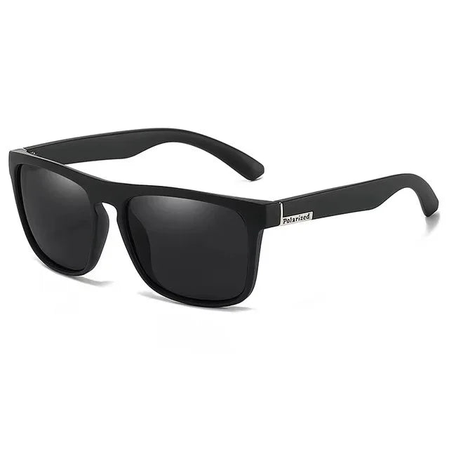 1-4PCS Men Classical Square Polarized Sports Sunglasses Lightweight PC Frame UV400 for Driving Fishing Cycling Unisex Durability
