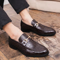 Classic Social Leather Shoes For Men Leather Loafers Wedding Casual Business Brogues Shoes Men Office Leather Men's Dress Shoes