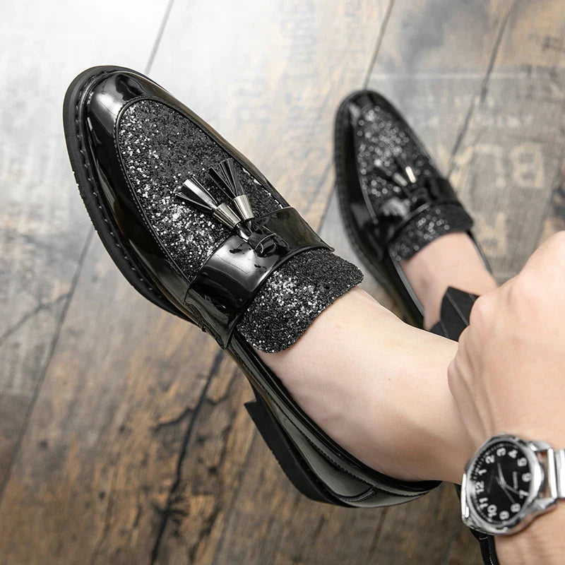 Classic men dress shoes lace up shoes for men plus size point toe business casual comfortable men formal shoes for weddin