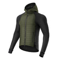 Winter Thermal Fleece Cycling Jersey Men's Ultralight Down Jacket MTB Road Bicycle Clothing Long Sleeve Ciclismo Coat