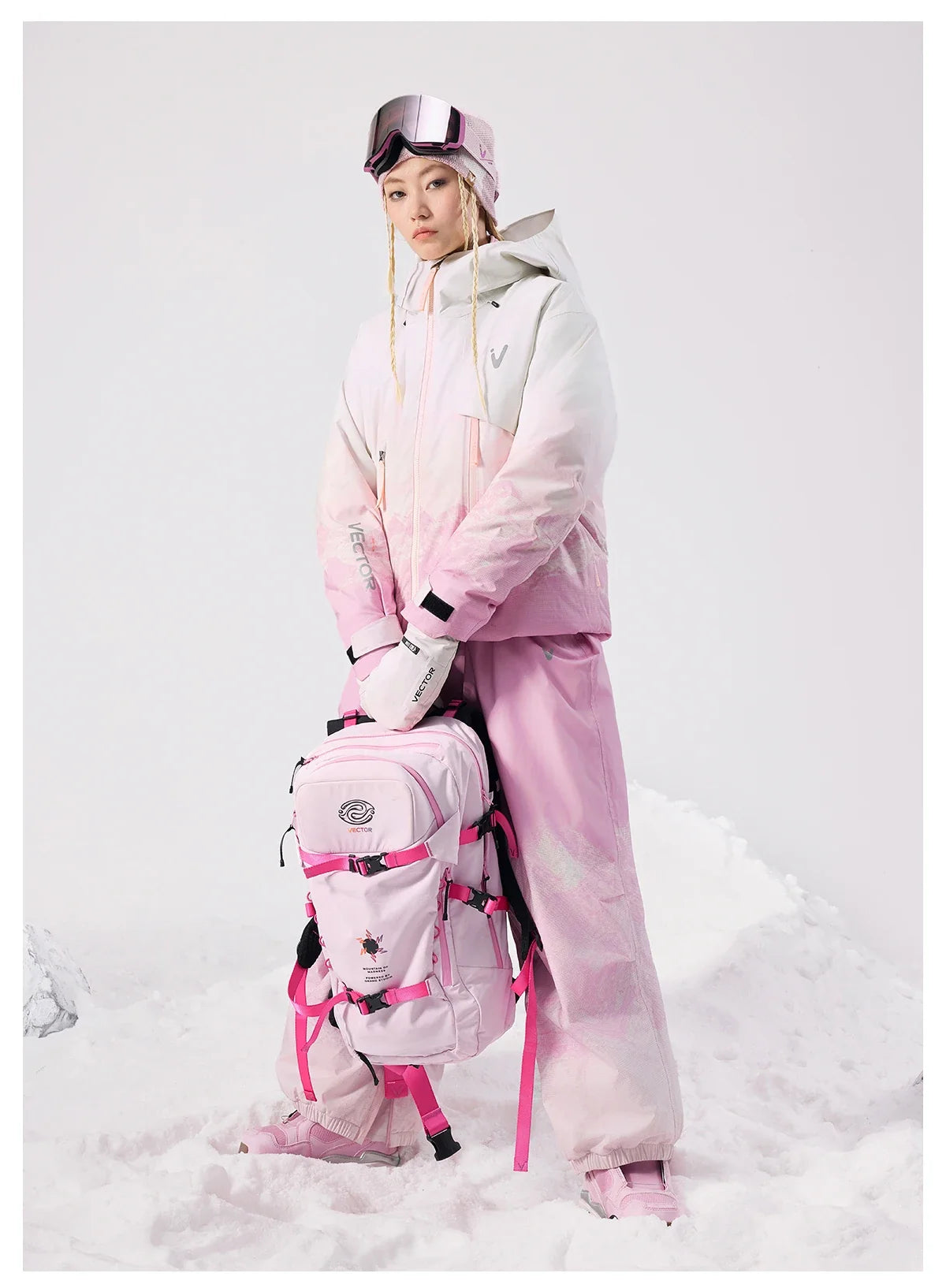 Men Women 3L Cotton Ski Jacket Ski Pants Winter Warm Windproof Waterproof Outdoor Sports Snowboard Ski Coat Trousers