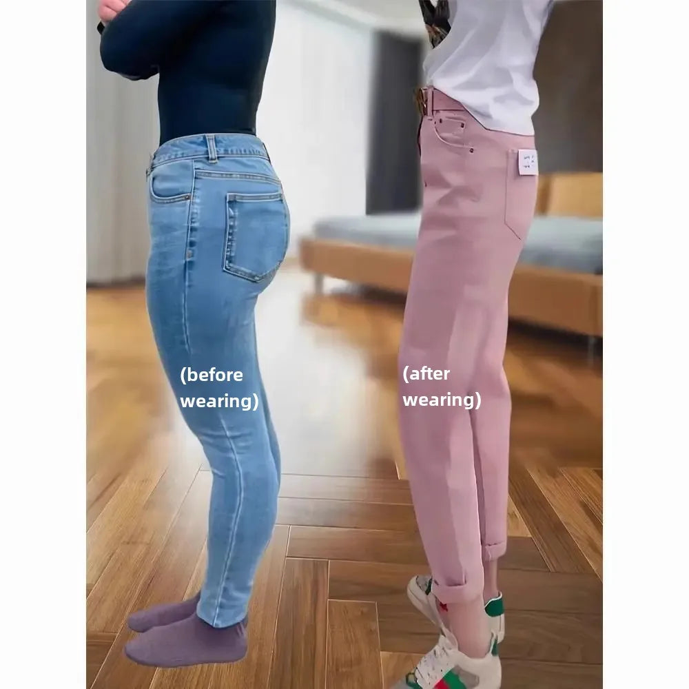 سروال نسائي واسع بقصة على شكل كمثرى بتصميم قديم