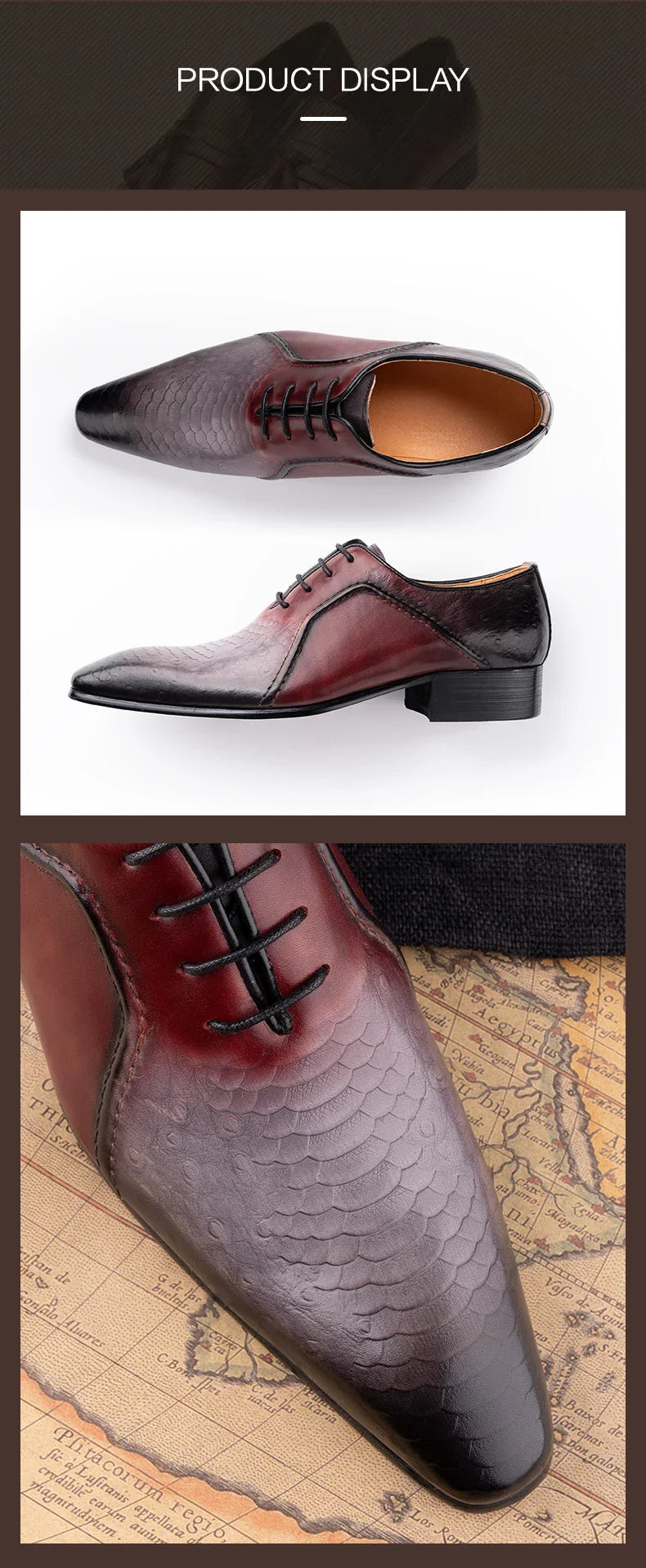 Luxury Business Men Oxford Shoe Elegant Top Quality Formal Genuine Leather Shoe Man Derby Brogues Shoes Wedding Party Shoes