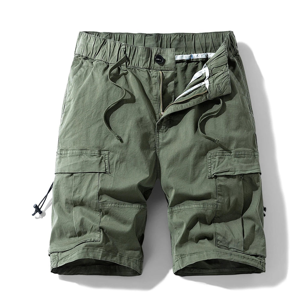Men Multi Pocket Loose Cargo Pants Men Thin Breathable Casual Outdoor Male Shorts Men Summer Shorts New Trendy Sports Shorts