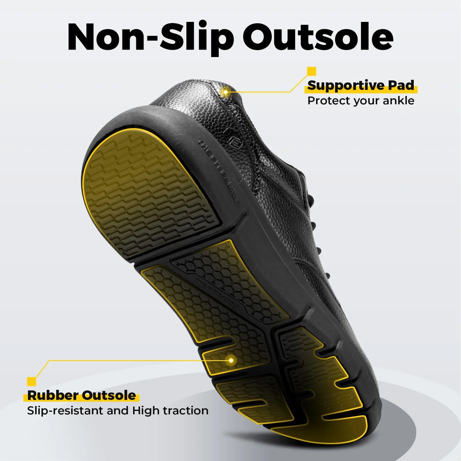 Wide Version Men's Leather Shoes Walking Shoes Oxford Shoes For Formal Business Shoe Comfortable All Day Wear