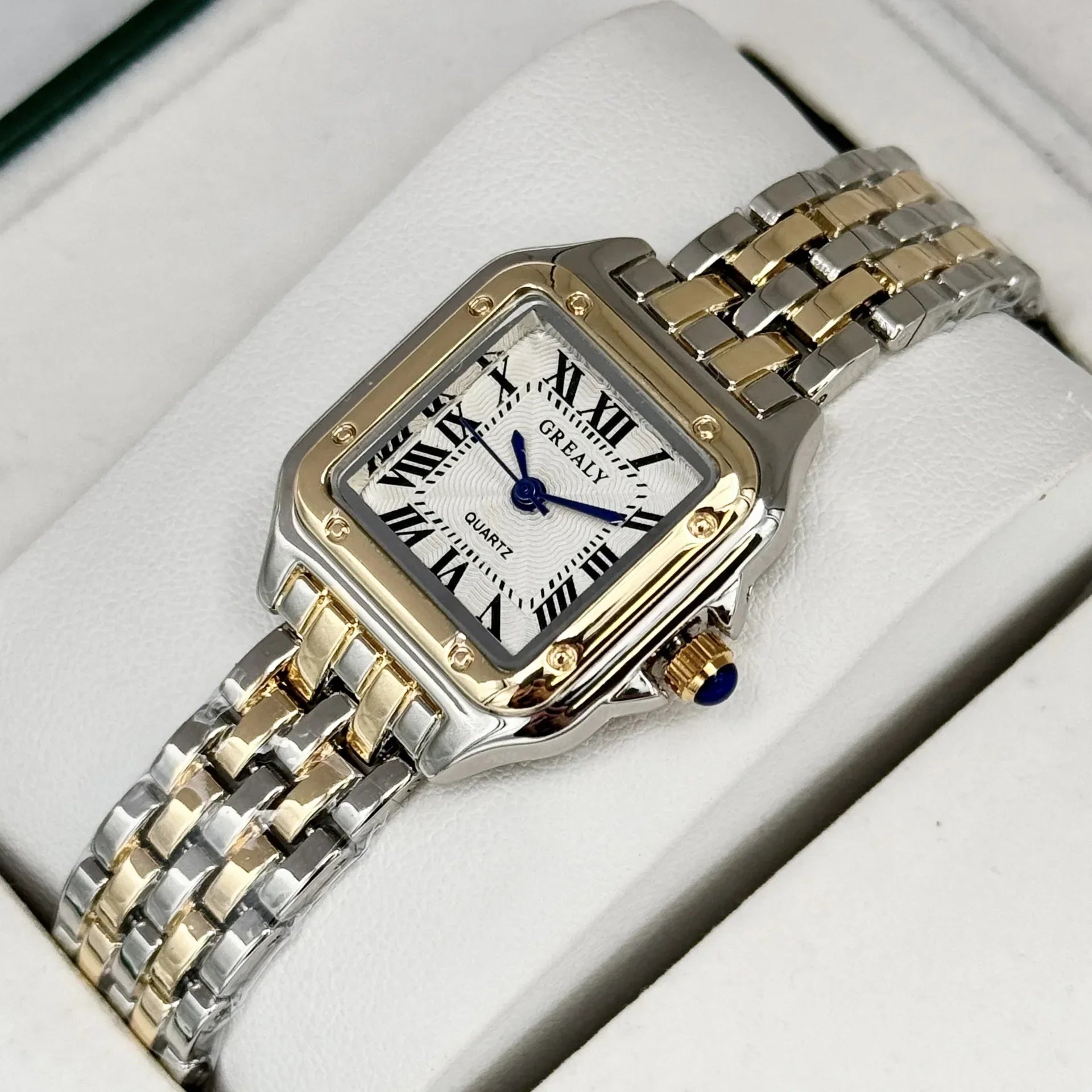 2026 Fashion Women Watch Calendar Stainless Steel Luxury Ladies Quartz Watches Business Female Clock (Without Box）