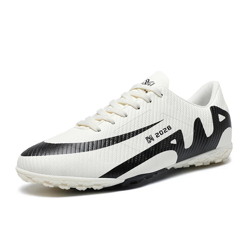 Professional FG/TF Soccer Cleats Men Football Boots Long Spike Grass Match Breathable Lightweight Comfortable Training Sneakers