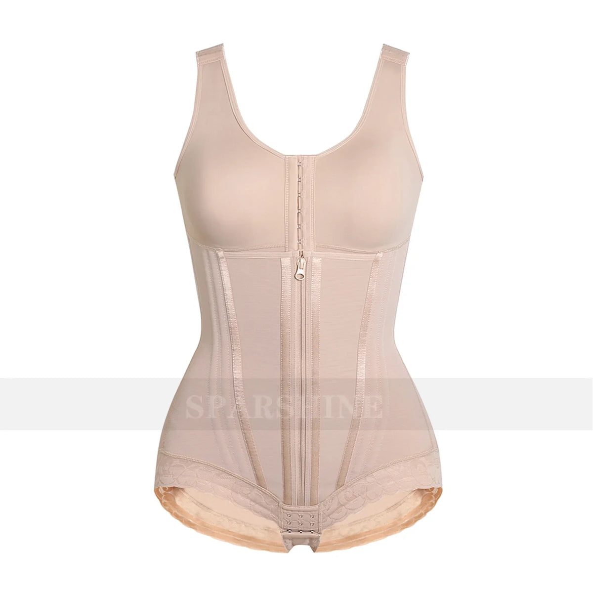 Abdominal Control Shapewear with Bra Butt Lifter New Flat Belly Bodysuits 2025 Women's Front-Breasted Slimming Tummy Control