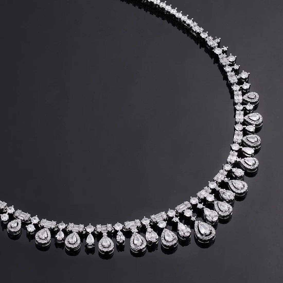 2023 New 4-piece Ring Cubic Zirconia Bridal Wedding Jewelry Set, Dubai Nigeria Crystal Wedding Jewelry Set