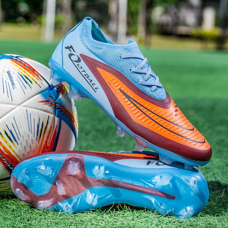 New Professional Men Soccer Shoes Ankle Boys Sneakers Non-Slip Football Boots Match Comfortable Sports Shoes TF/FG Unisex