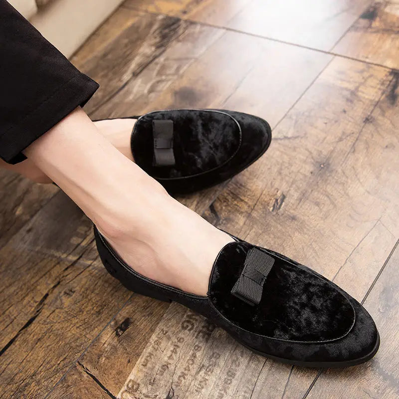 With Tassels Loafers Office Leather Shoes for Men Platform Thick Sole Pointed Toe Man Casual Shoe High Quality Fashion Elegant