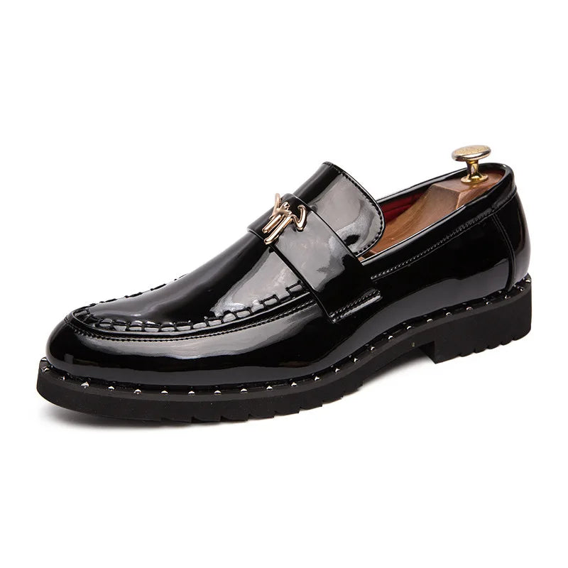 Men's Casual Leather Shoes – Comfortable Slip-On Fashion Footwear for Adults EU 40–48