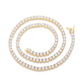 Certified GRA Moissanite Tennis Necklace 3/4/5/6mm Solid 925 Sterling Silver Diamond Tennis Necklaces for Women Man