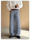 Fashionable Baggy Wide Leg Men's Women's Jacquard Jeans Japanese Korean Street Style Ultra Baggy Spring Summer Denim Pants