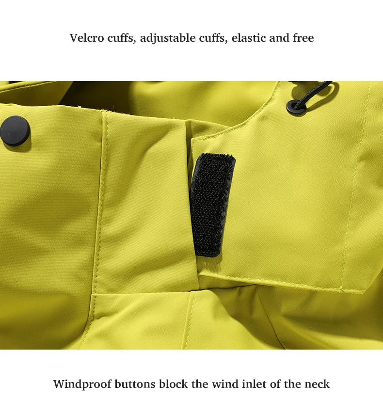 Women's Men's Waterproof Jacket Climbing Hiking Camping Trekking Windbreaker Unisex Outdoor Windproof Rain Coat Antifouling