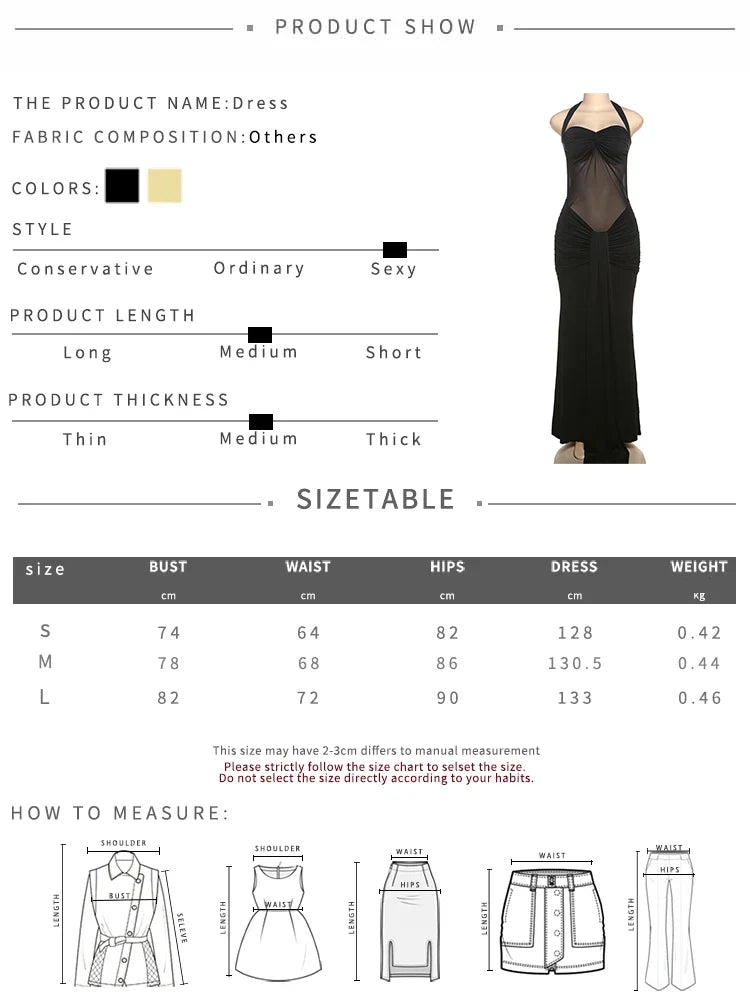 Halter Mesh Patchwork Dress Women Summer Trend Off Shoulder Backless Ruched Ribbon Midnight Prom Party Hipster Vestidos