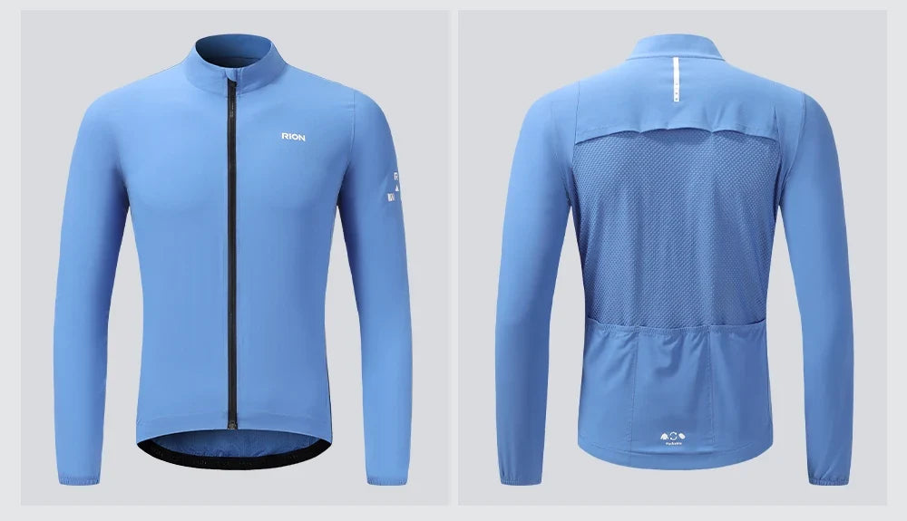 Men's Windbreaker Packable Cycling Jacket Windproof Bicycle Coat Bike Clothes MTB Jackets UPF50+ Sun Protection Lightweight