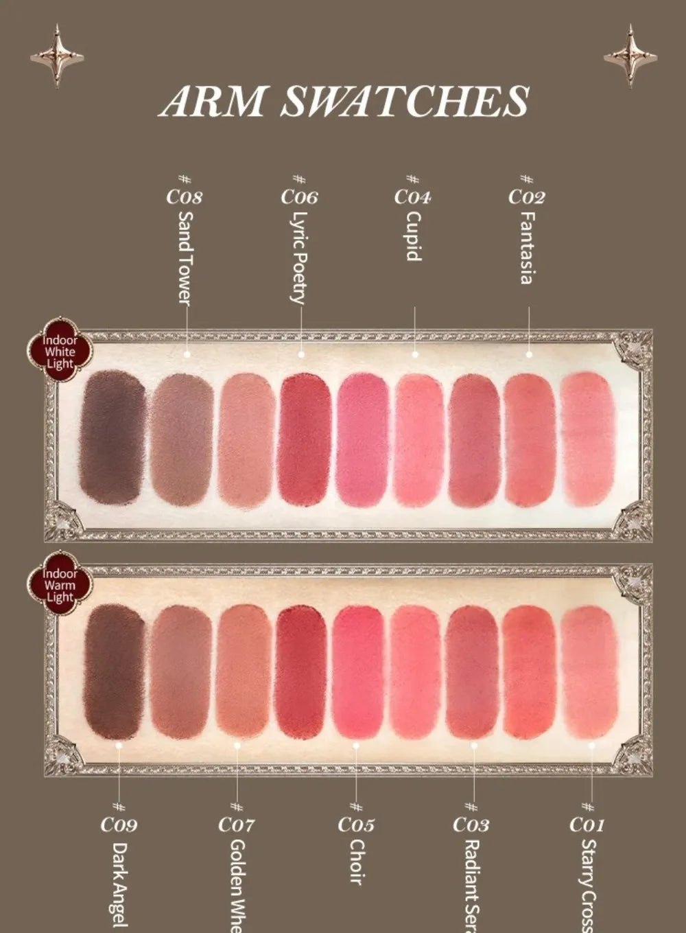 Little Angel Collection Makeup Gift Box Eyeshadow Blush Cream Matte Lipstick Highlighter Full Kit All In One
