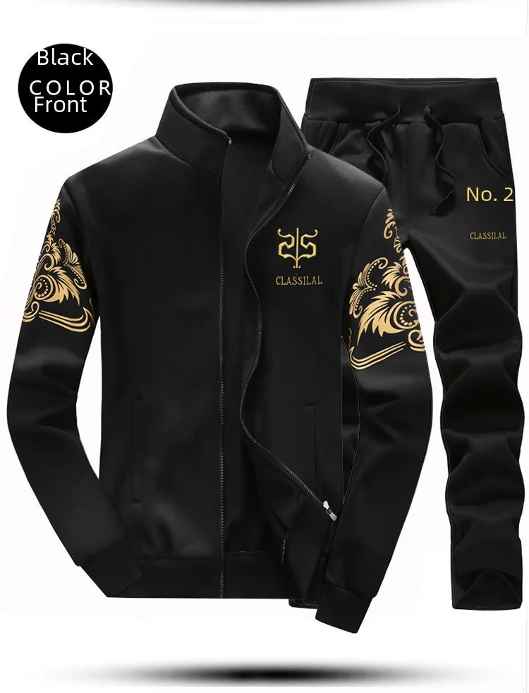 2023 Spring Autumn Marshmallow Men's Sports Suit Casual Long Sleeve Baseball Jersey Jacket Student Fitness Sweatshirt