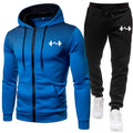 2025 New Arrival Men's Set Hoodie + Sweatpants Autumn Winter Daily Casual Sporty Jogging Suit Zipper Male Sweatshirt Outfit