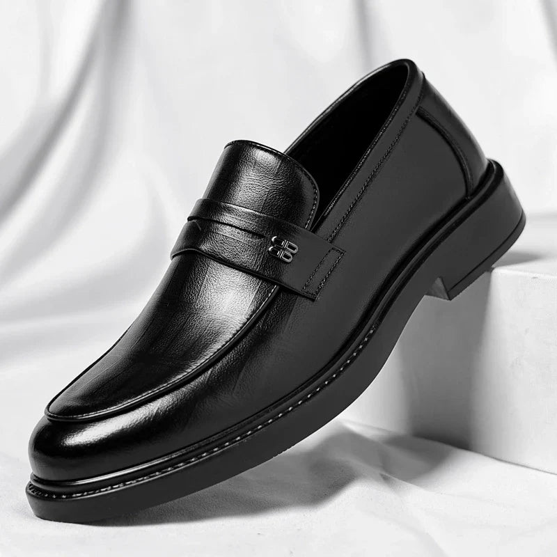Male Shoes High Quality Fashion Men Business Shoes Italian Handmade Shoes Genuine Leather Loafers Slip-ons Men Casual Footwear