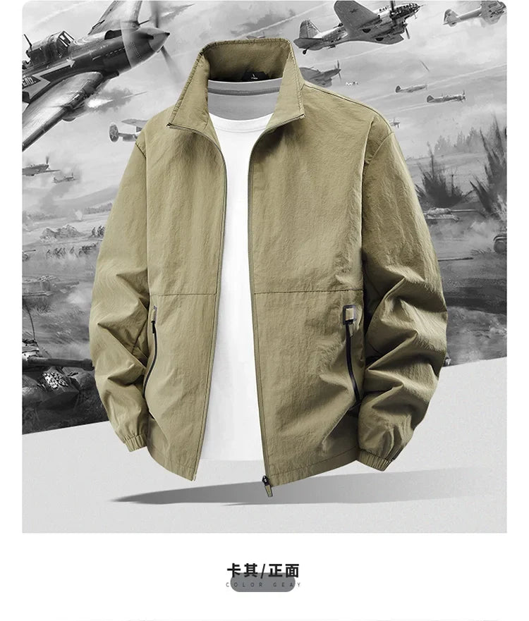 8XL Men Outdoor Jacket Autumn Winter Jacket Hiking Camping Windbreaker Plus Size Spring Oversized Outwear Hooded Coat