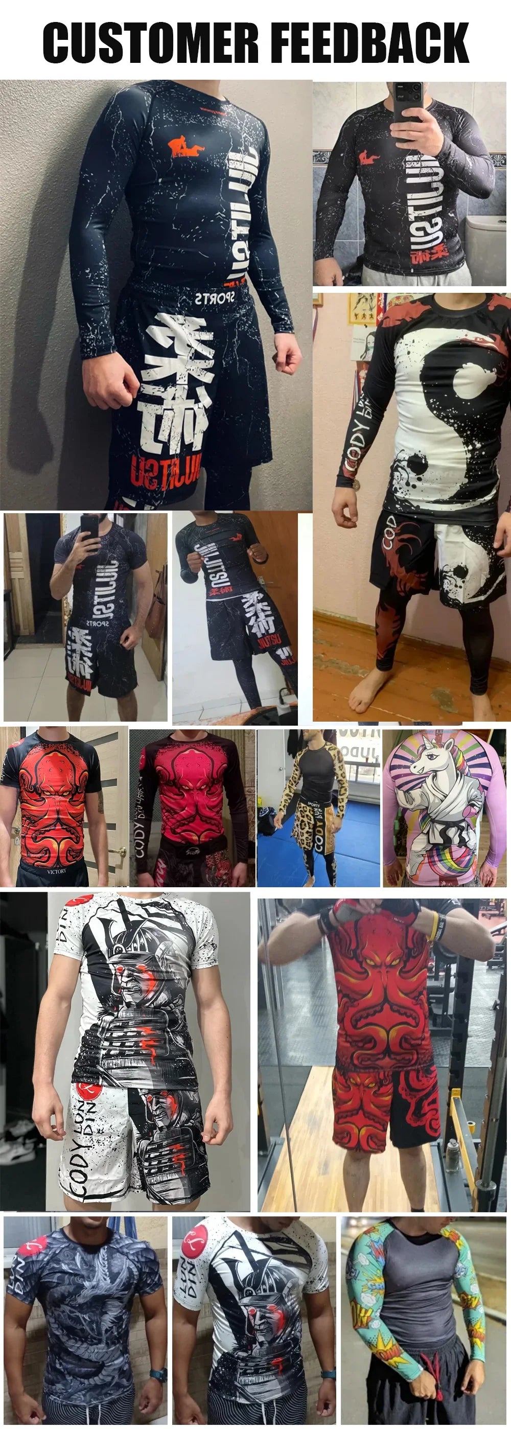 UV Sun Protection Sports Rash Guard With Snake Print Masculine jiu jitsu Bjj Rashguard No Gi MMA Clothes Compression Sweatshirts