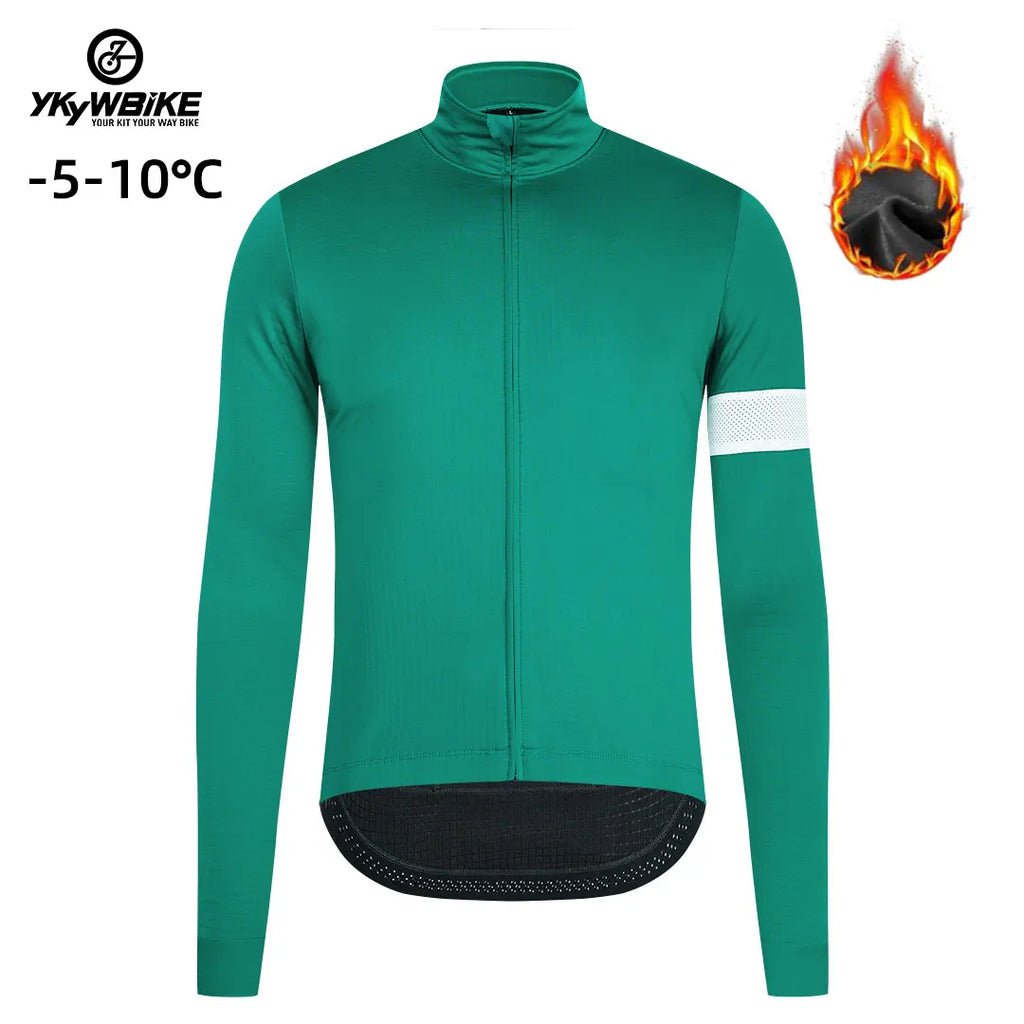 Winter Cycling Jacket Outdoor Warm Fleece Coat Thermal Bike Jacket Mtb Bicycle Jersey Weatherproof Windbreaker 5 color