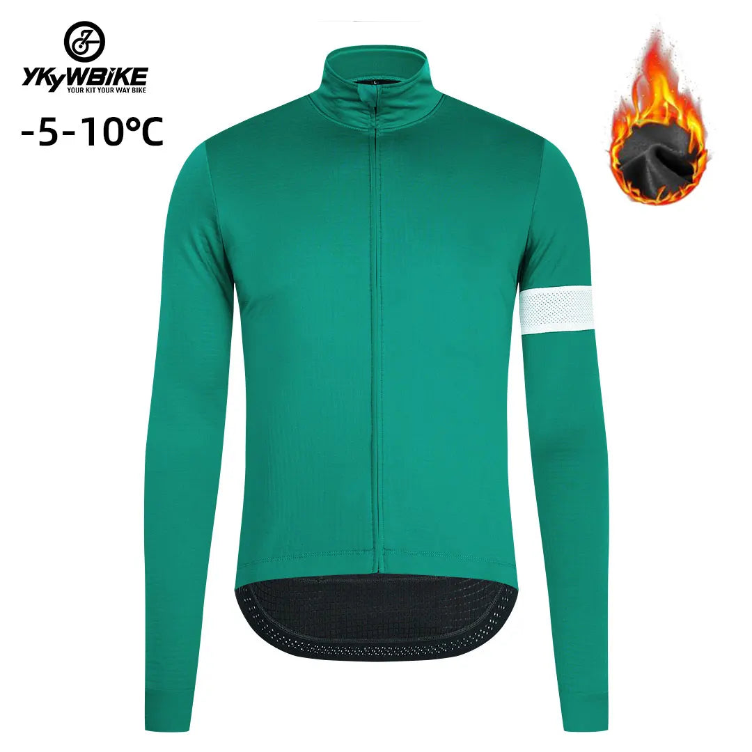 Winter Cycling Jacket Outdoor Warm Fleece Coat Thermal Bike Jacket Mtb Bicycle Jersey Weatherproof Windbreaker 5 color