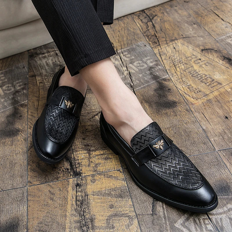 Fashion Size 6~13 Mens Dress Casual Leather Designer Wedding Mules Luxury Business Italian Slippers Loafers Oxford Shoes for Men