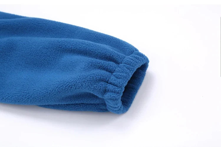 Soft Polar Fleece Jacket with Pockets Lightweight Outdoor Recreation Full Zip Coat