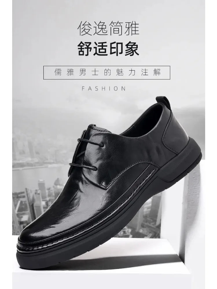 Men’s Classic Leather Dress Shoes – High-Quality Formal Footwear for Adults