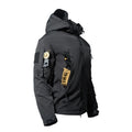 Mens Winter Autumn Warm Cargo Fleece Jackets Sharkskin Military Hood Windproof Outdoor Coats Hiking Camping Climbing Tactical