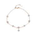 Classcial Moissanite Bracelet for Women 925 Sterling Silver Soild 18K 14K 10K Gold Pearl Bracelet for Party Anniversary