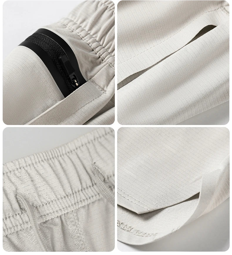 2025 Summer high quality men's/women's fitness sports Light fast dry breathable gym shorts fashion Quick drying beach pants