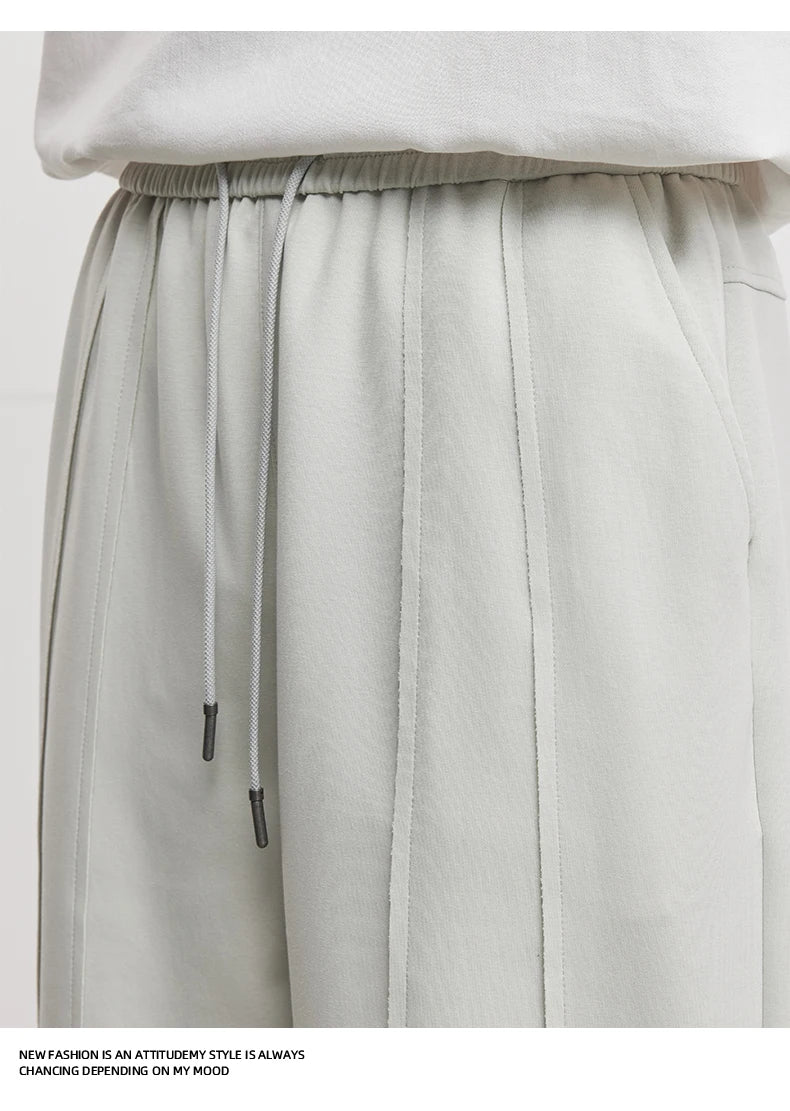 Fashion American Casual Sweatpants Men Spring And Autumn 2026 New Air Layer Scimitar Pants Loose Sports Pants