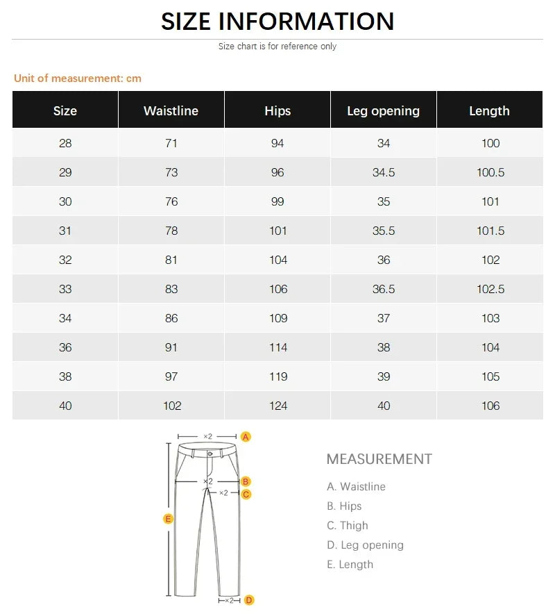 Slim Elastic Jeans Men's Colorful Fashion Korean Pants Spring Autumn Soft Comfortable Casual Straight Denim Trousers Streetwear