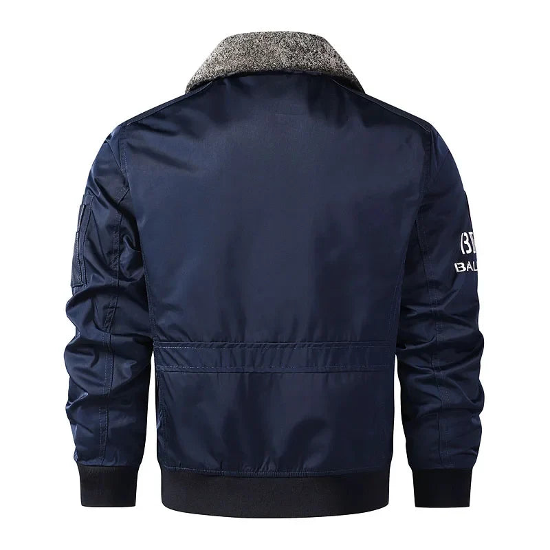 men's autumn winter thickened baseball uniform trendy coat Men's military fan jacket men MA-1 american overalls pilot jacket
