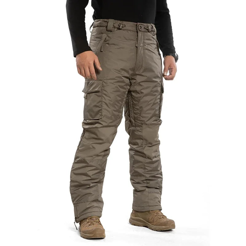 Winter Outdoor Camouflage Tactical Military Warmth Mountaineering Hiking Men Splash and Wind Proof Ski Pant