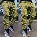 Mens Gym Jogging Cargo Pants Sweatpants Fitness Loose Trousers