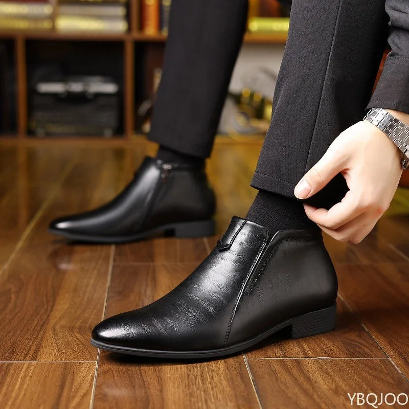 Men’s Elegant Minimalist Dress Shoes – Comfortable Formal Footwear (EU 40–48)