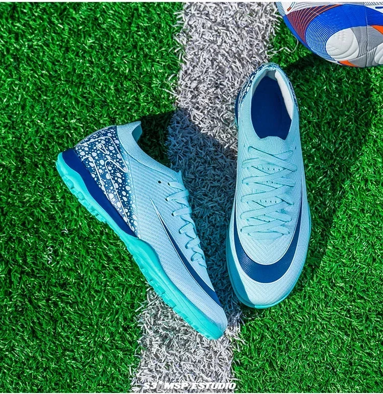 New Men Professional Unisex Soccer Shoes Sport Ultra-light Football Boots Cleats Grass Non-slip Training Match FG/TF